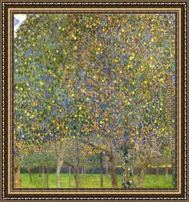 Pear Tree Framed Paintings - Pear Tree by Gustav Klimt