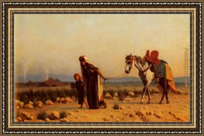 Return Framed Paintings - The Return by Gustave Clarence Rodolphe Boulanger