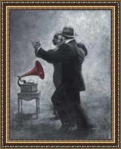 Hard Times Framed Paintings - A Step In Time by Hamish Blakely