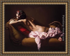 Amalfi Dia Cappuccini Framed Paintings - Amalfi by Hamish Blakely
