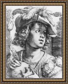 Hendrick Framed Paintings - Quis Evadet by Hendrick Goltzius