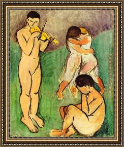 Isola Bella, Lago Maggiore, a Sketch Framed Paintings - Music Sketch by Henri Matisse