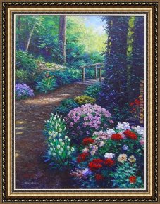 The Buffalo Trail Framed Paintings - Rockford Trail by Henry Peeters