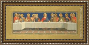 Picture of The Last Supper II Framed Paintings - The Last Supper by Henry Siddons Mowbray