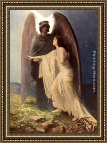 Awakening Framed Paintings - The Great Awakening by Herbert Gustave Schmalz