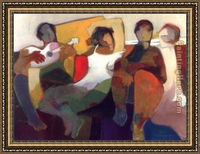 Hard Times Framed Paintings - Somewhere in Time by Hessam Abrishami