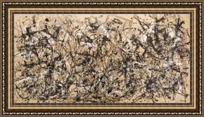 Autumn Rhythm Number 30 Framed Paintings - Autumn Rhythm Number 30 by Jackson Pollock
