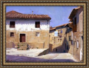Comtesse De Tillieres Framed Paintings - Calle des Hornes by Jacob Collins