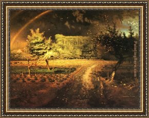 Promise of Spring Framed Paintings - Spring by Jean Francois Millet