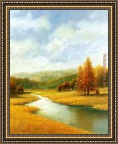 Autumn Rhythm Number 30 Framed Paintings - Autumn by Jean-Leon Gerome