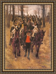 The Guide Framed Paintings - The Guide by Jean-Louis Ernest Meissonier