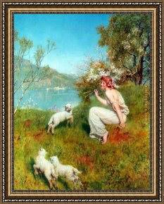 Promise of Spring Framed Paintings - Spring by John Collier