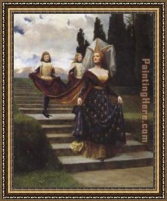 The Lady of Shalott Framed Paintings - The Grand Lady by John Collier