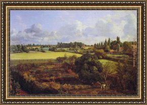 Golding Constable's Flower Garden Framed Paintings - Golding Constable's Kitchen Garden by John Constable