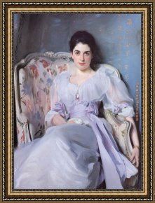 Sargent Framed Paintings - Lady Agnew by John Singer Sargent