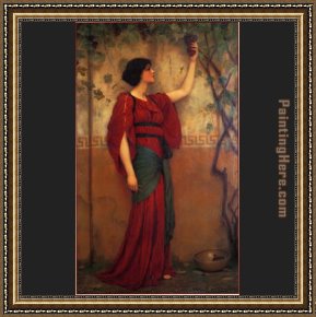 Autumn Rhythm Number 30 Framed Paintings - Autumn by John William Godward