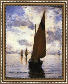 Alexandre-gabriel Decamps Framed Paintings - Venice by Joseph DeCamp