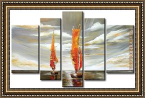 Landscape Framed Paintings - 3364 by landscape