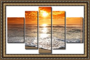 Landscape Framed Paintings - 890 by landscape