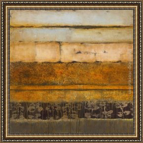 Town Square Framed Paintings - Natures Interlude Square II by Lanie Loreth