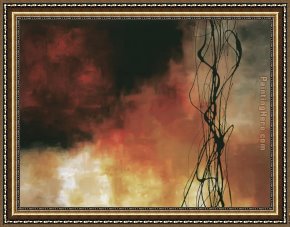 Autumn Rhythm Number 30 Framed Paintings - Autumn Song by Laurie Maitland