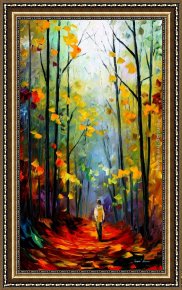 Mood Framed Paintings - MORNING MOOD by Leonid Afremov