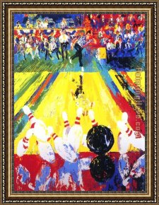 On Strike Framed Paintings - Million Dollar Strike by Leroy Neiman