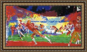 Play Framed Paintings - Super Play by Leroy Neiman