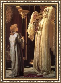 Leighton Flaming June Framed Paintings - Light of the Harem by Lord Frederick Leighton