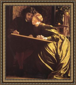 The Painter's Honeymoon Framed Paintings - The Painter's Honeymoon by Lord Frederick Leighton