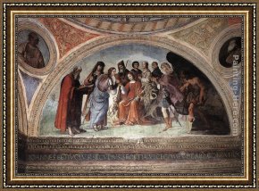 The Vision Beyond Framed Paintings - Vision of the Apocalypse by Lorenzo Costa