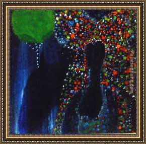 The Kiss (le Baiser _ Il Baccio) Framed Paintings - Untitled kiss by Lyndal Campbell