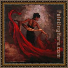 Pygmalion And The Image I - The Heart Desires Framed Paintings - Burning Desire by Mark Spain