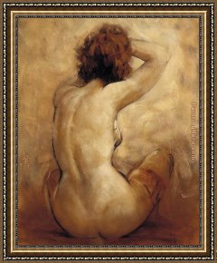 Soul Reflection 2 Framed Paintings - Reflection by Mark Spain