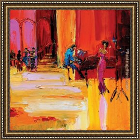 American Hearts II Framed Paintings - From my Heart to Yours by Maya Green