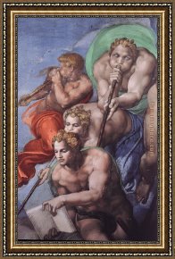 Buonarroti Framed Paintings - Simoni12 by Michelangelo Buonarroti