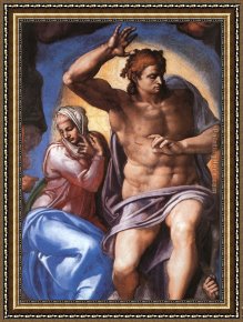 Buonarroti Framed Paintings - Simoni36 by Michelangelo Buonarroti