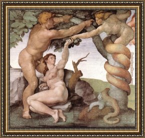 Buonarroti Framed Paintings - Simoni51 by Michelangelo Buonarroti