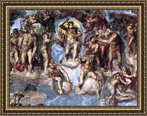 Buonarroti Framed Paintings - Simoni57 by Michelangelo Buonarroti