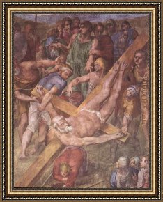 Buonarroti Framed Paintings - Simoni59 by Michelangelo Buonarroti