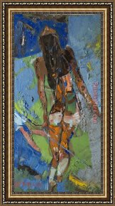 A Sense of Space I Framed Paintings - Space by Misti Pavlov