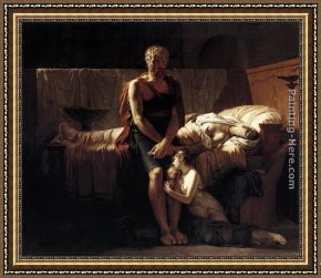 Return Framed Paintings - The Return of Marcus Sextus by Pierre-Narcisse Guerin