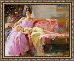 The Heart of The Andes Framed Paintings - A Place In My Heart by Pino