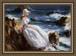 Peace in The Midst of The Storm Framed Paintings - coming storm by Pino
