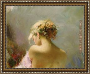 Pygmalion And The Image I - The Heart Desires Framed Paintings - Desire by Pino