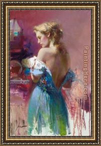 Pygmalion And The Image I - The Heart Desires Framed Paintings - DESIRE i by Pino