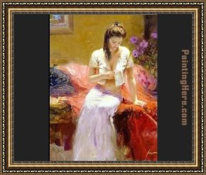 Starry Night Over The Rhone Framed Paintings - Into The Night by Pino