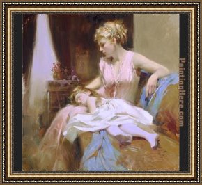 A Beautiful Day Framed Paintings - Long Day by Pino