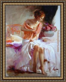 Promise of Spring Framed Paintings - Spring Flowers by Pino