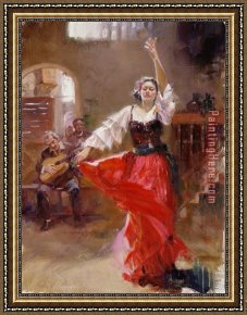 The Main Attraction Framed Paintings - The Main Attraction by Pino